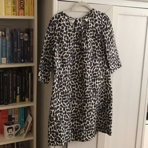 Kate Spade Leopard Dress with Back Cutout